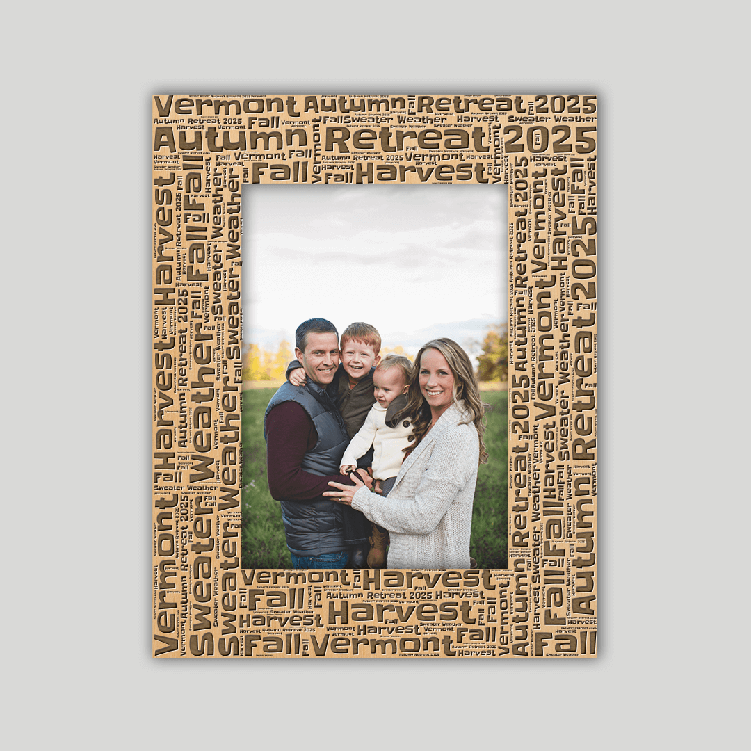 Personalized Vacation Photo Frame