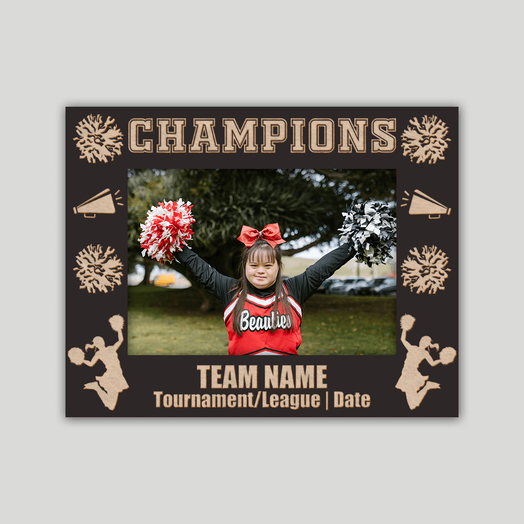 Cheer Championship Photo Frame