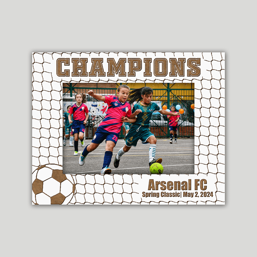Soccer Championship Photo Frame