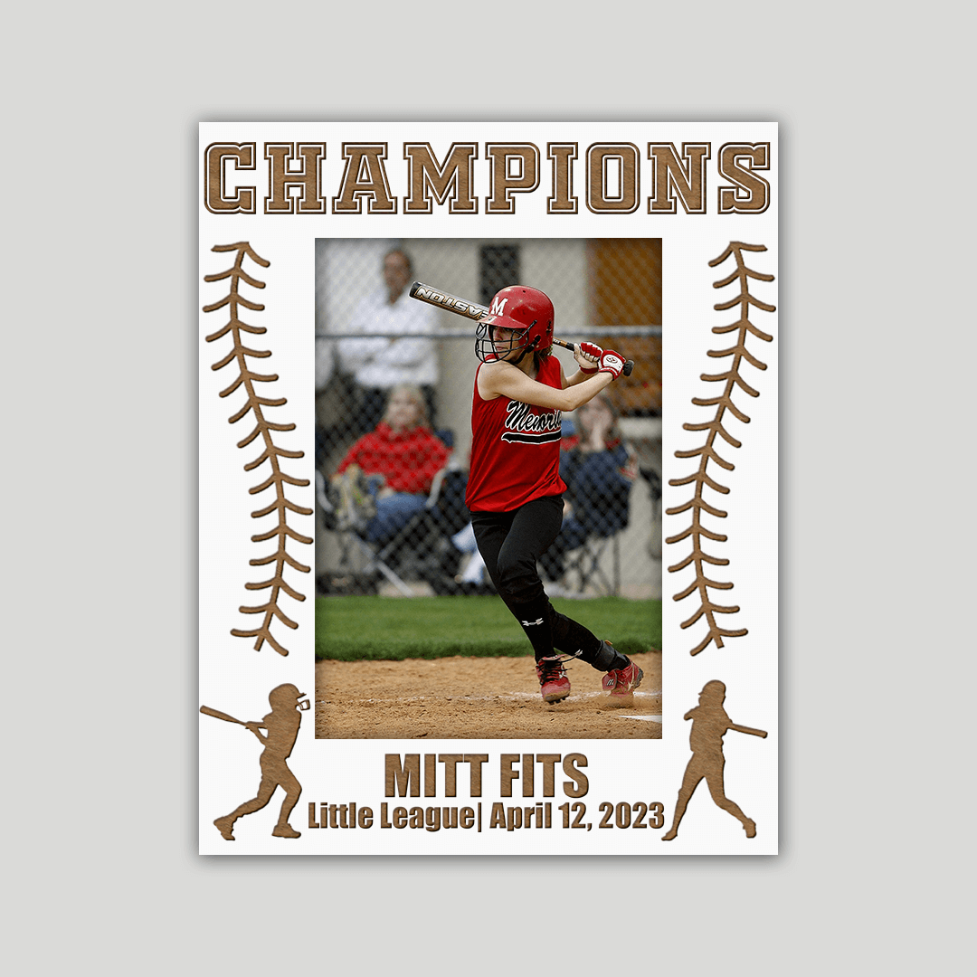 Softball Championship Photo Frame