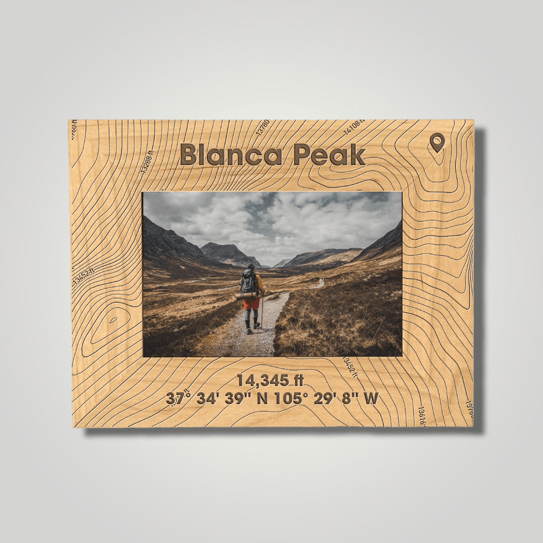 Blanca Peak (large font) - Journey Frames