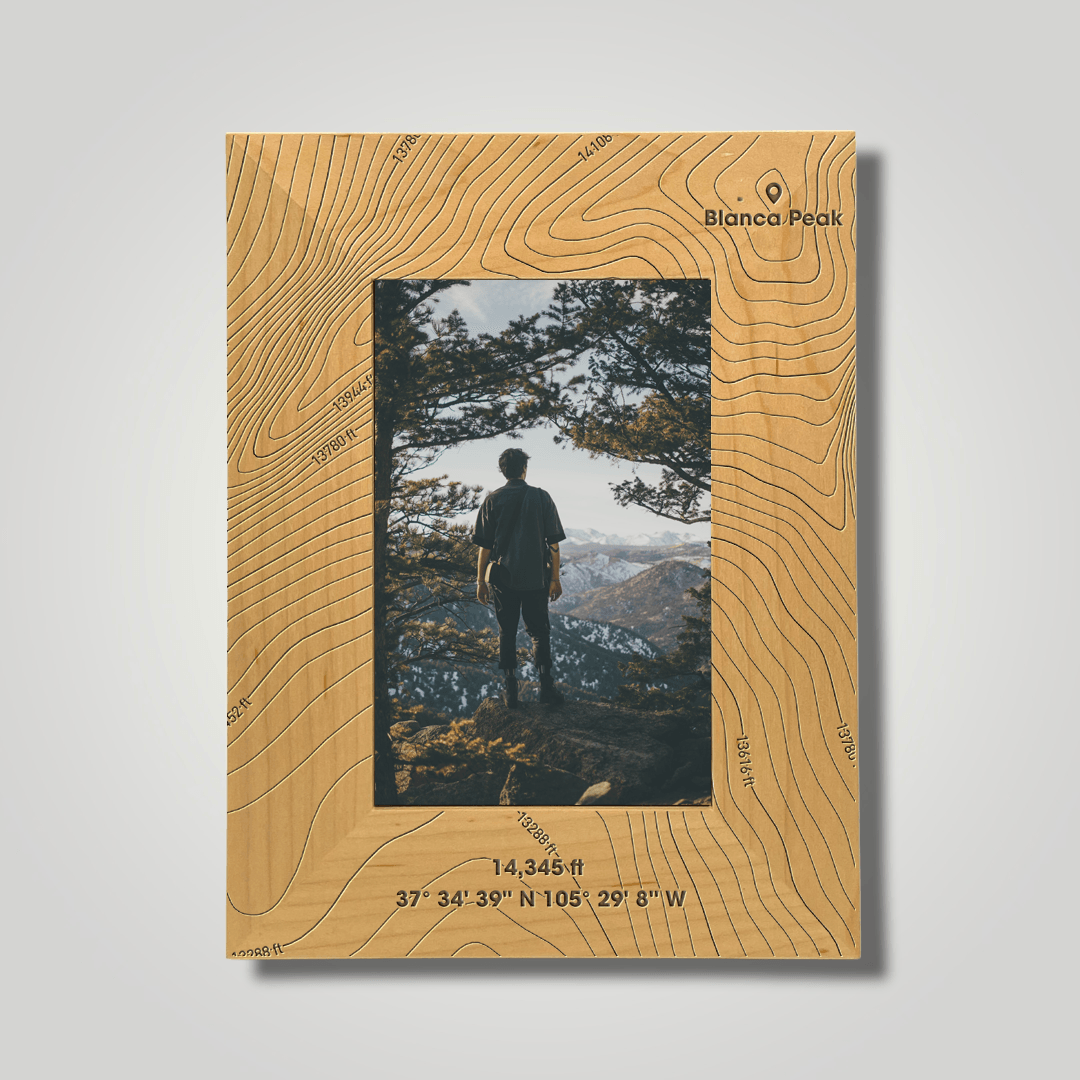 Blanca Peak (small font) - Journey Frames