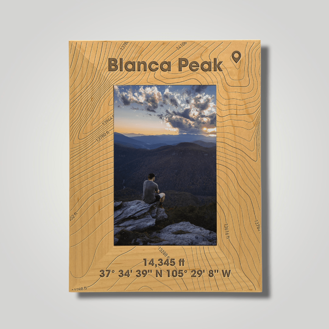 Blanca Peak (large font) - Journey Frames
