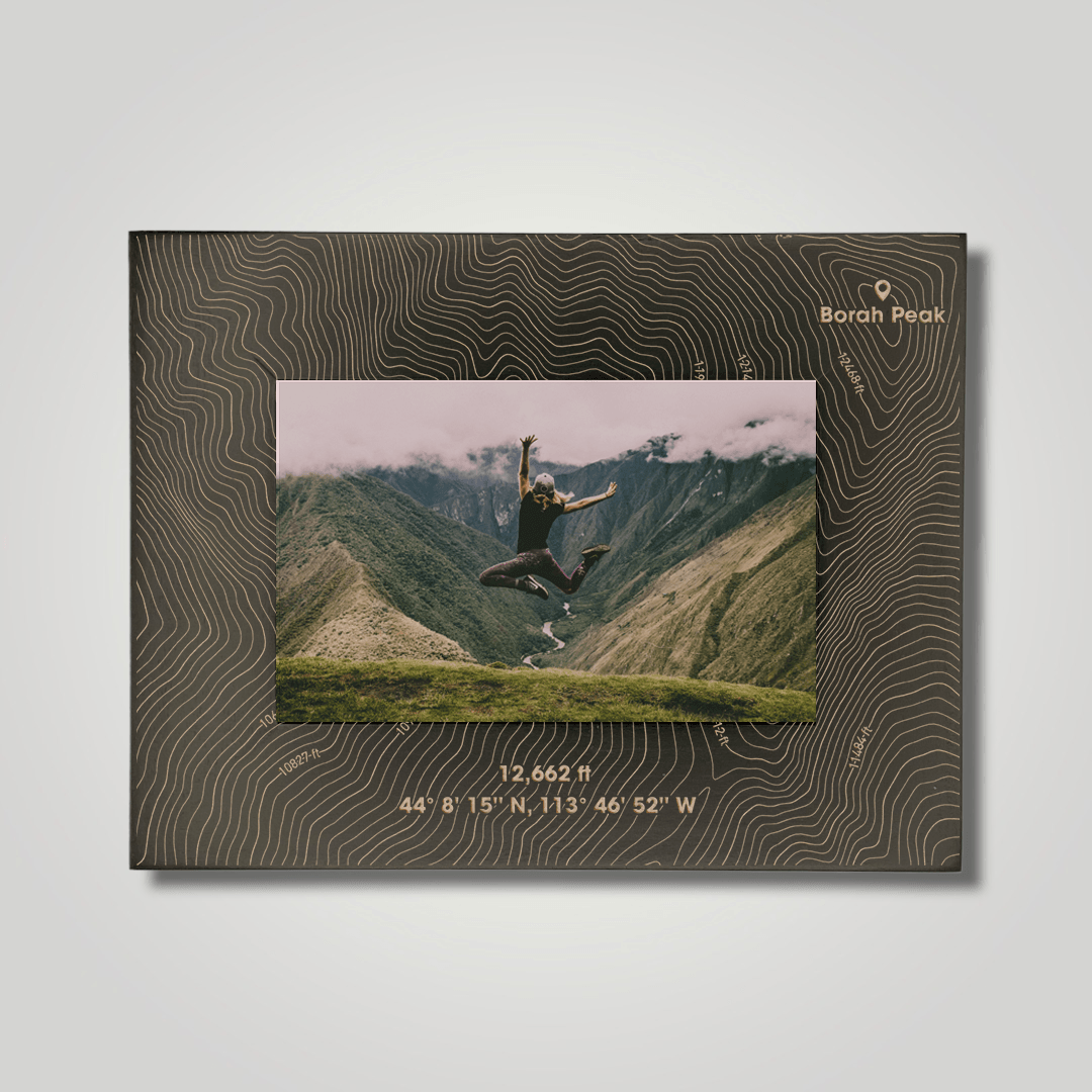 Borah Peak (small font) - Journey Frames