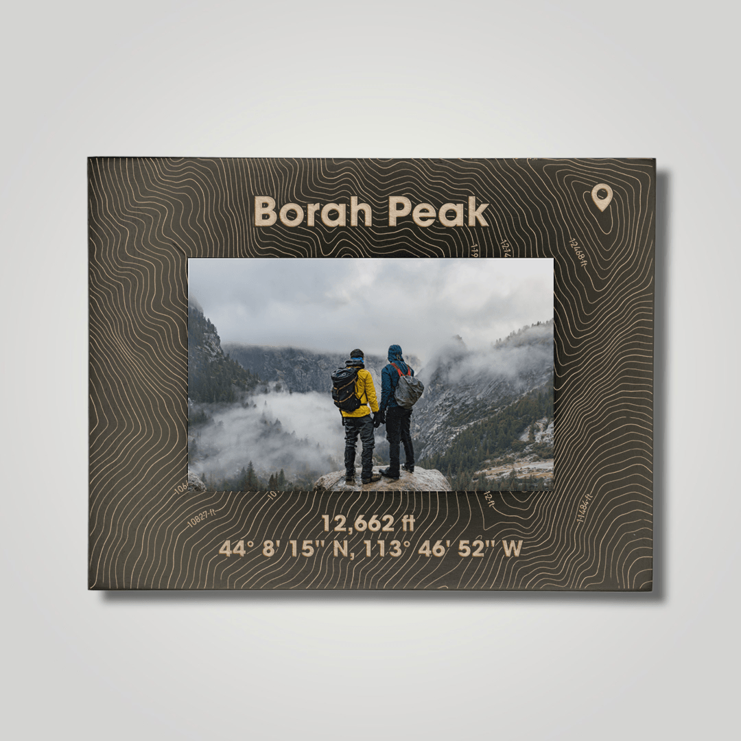 Borah Peak (large font) - Journey Frames