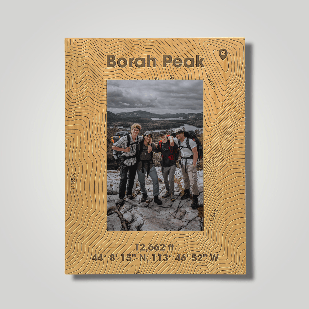 Borah Peak (large font) - Journey Frames
