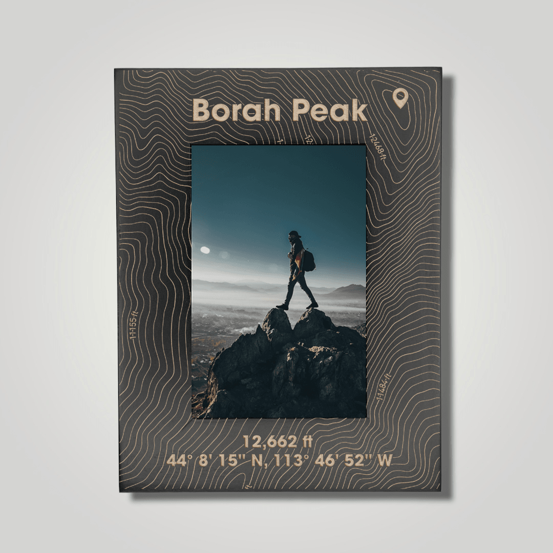 Borah Peak (large font) - Journey Frames