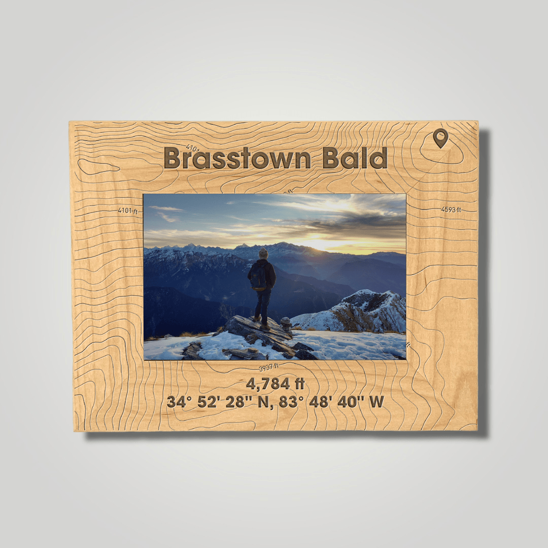 Brasstown Bald (large font) - Journey Frames