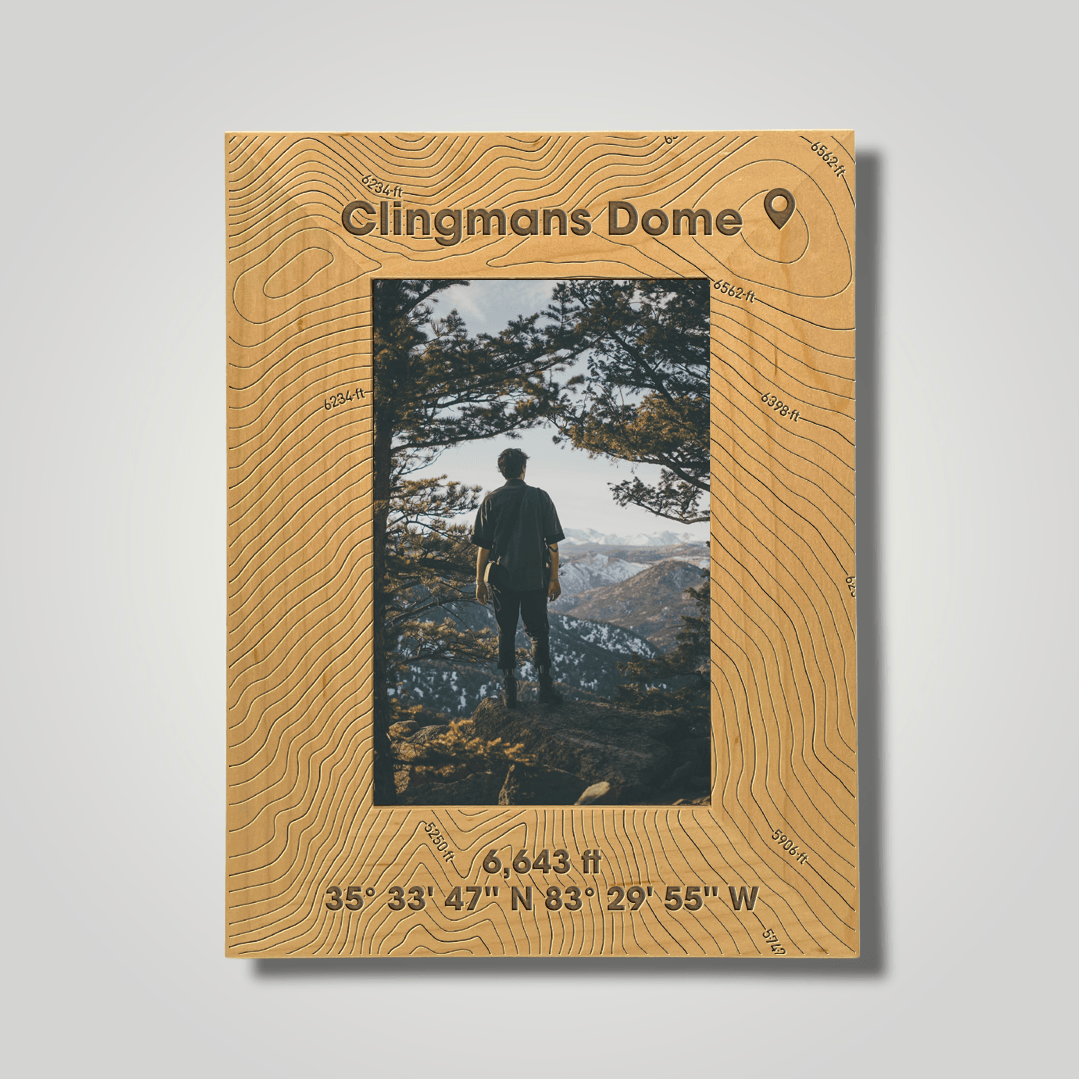 Clingmans Dome (large font) - Journey Frames