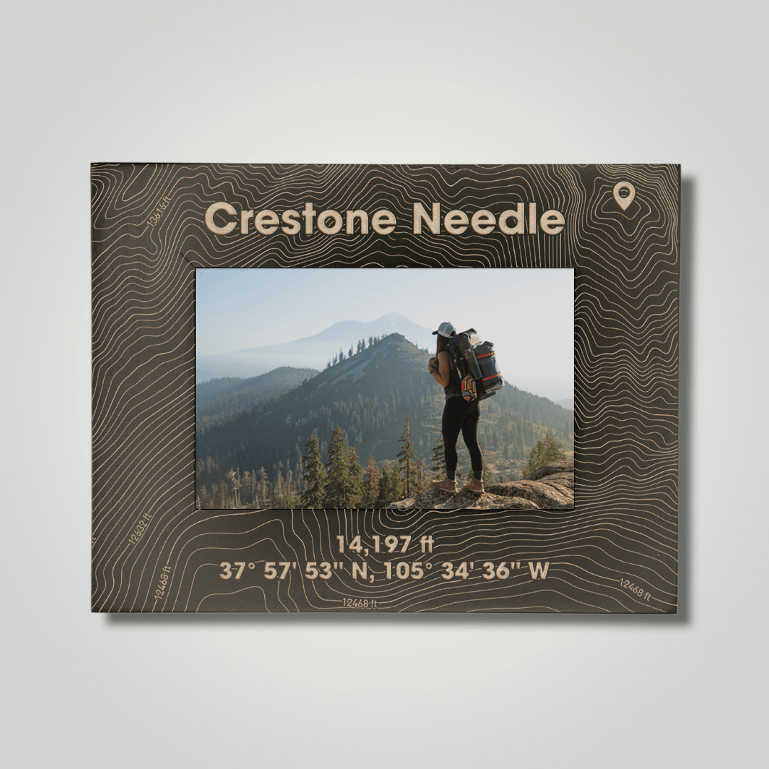 Crestone Needle (large font) - Journey Frames