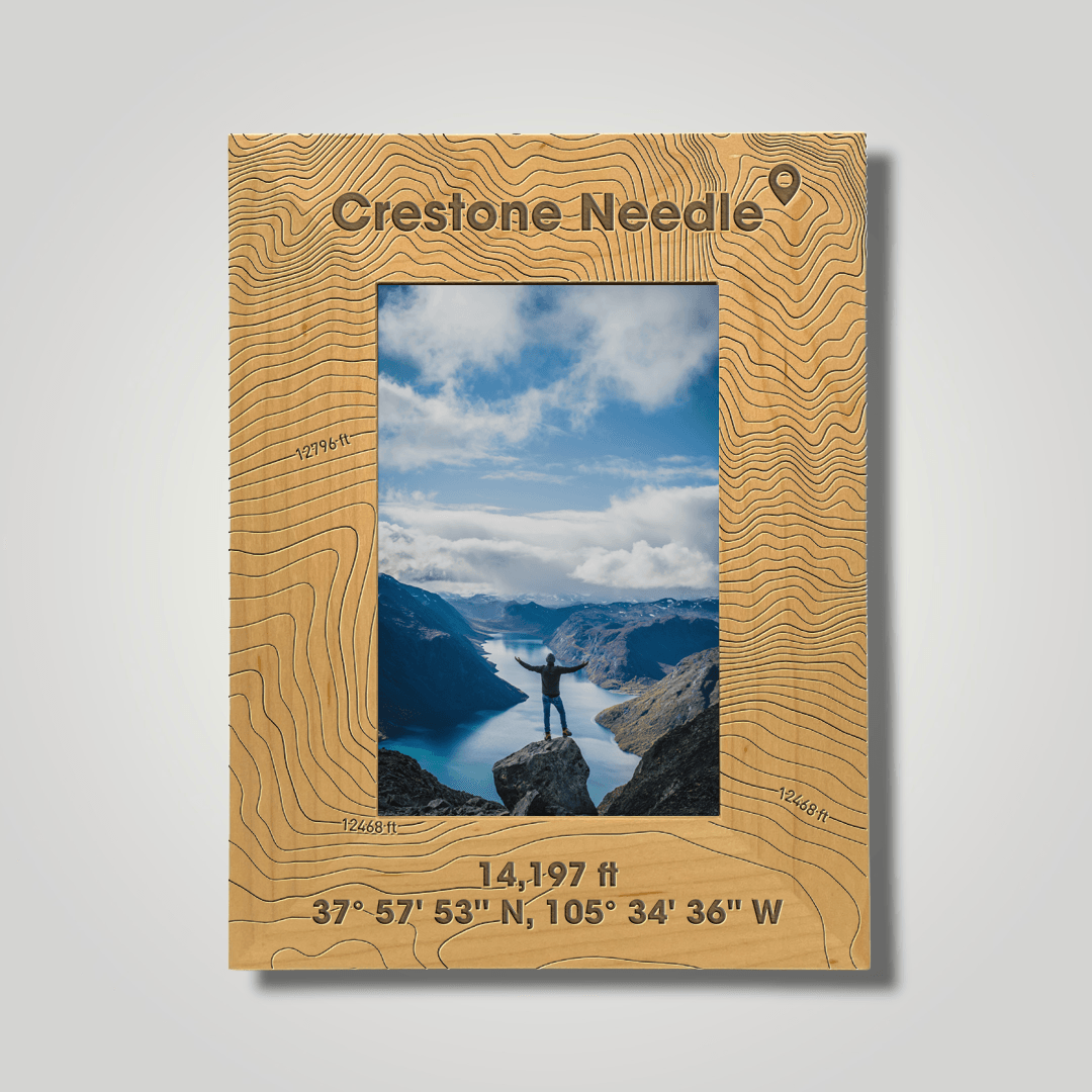 Crestone Needle (large font) - Journey Frames