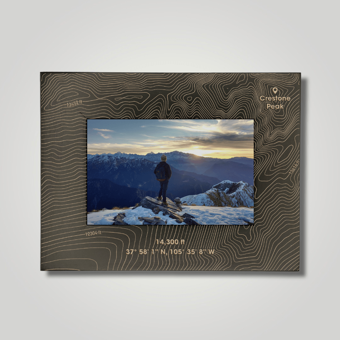 Crestone Peak (small font) - Journey Frames