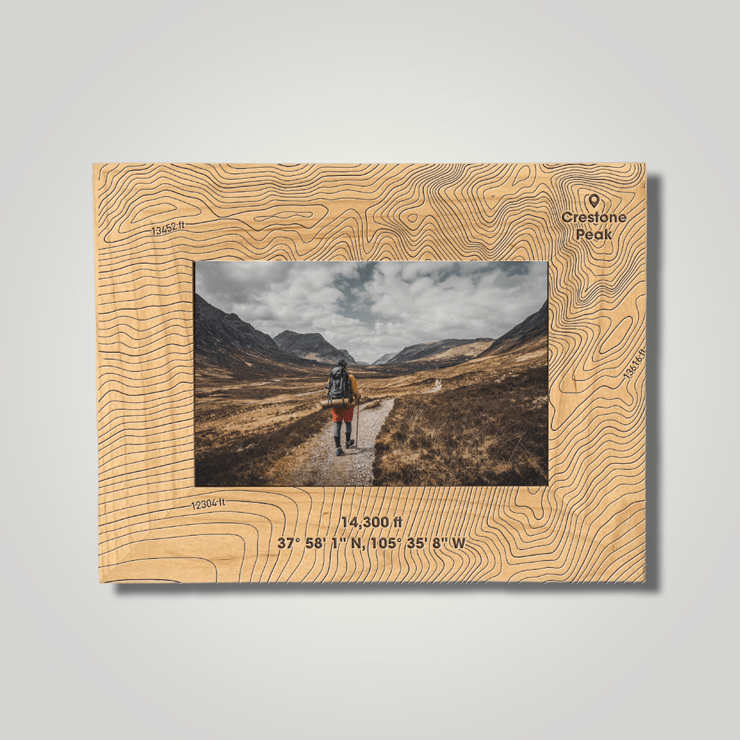 Crestone Peak (small font) - Journey Frames