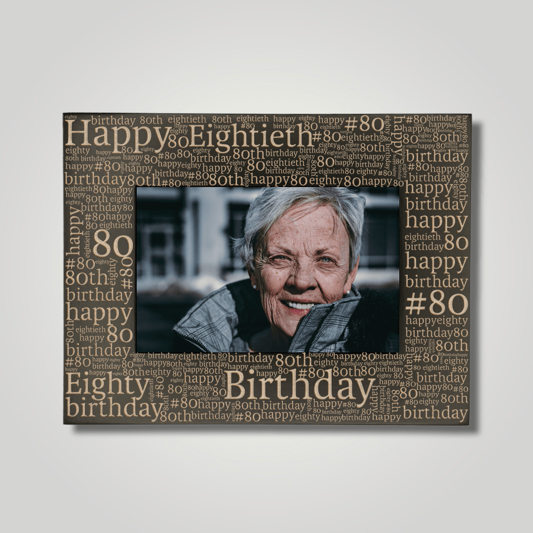 Eightieth Birthday - Journey Frames