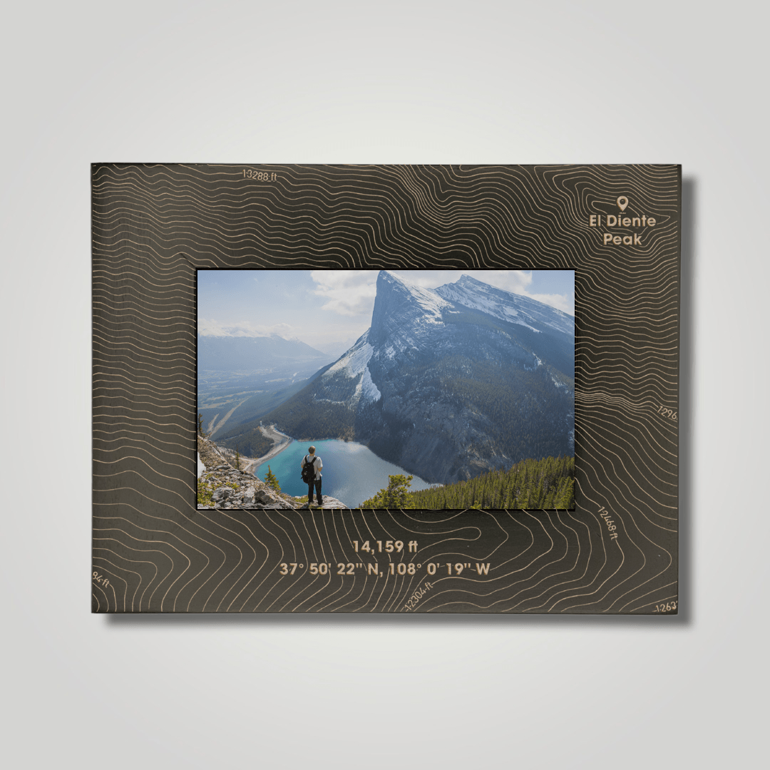 El Diente Peak (small font) - Journey Frames
