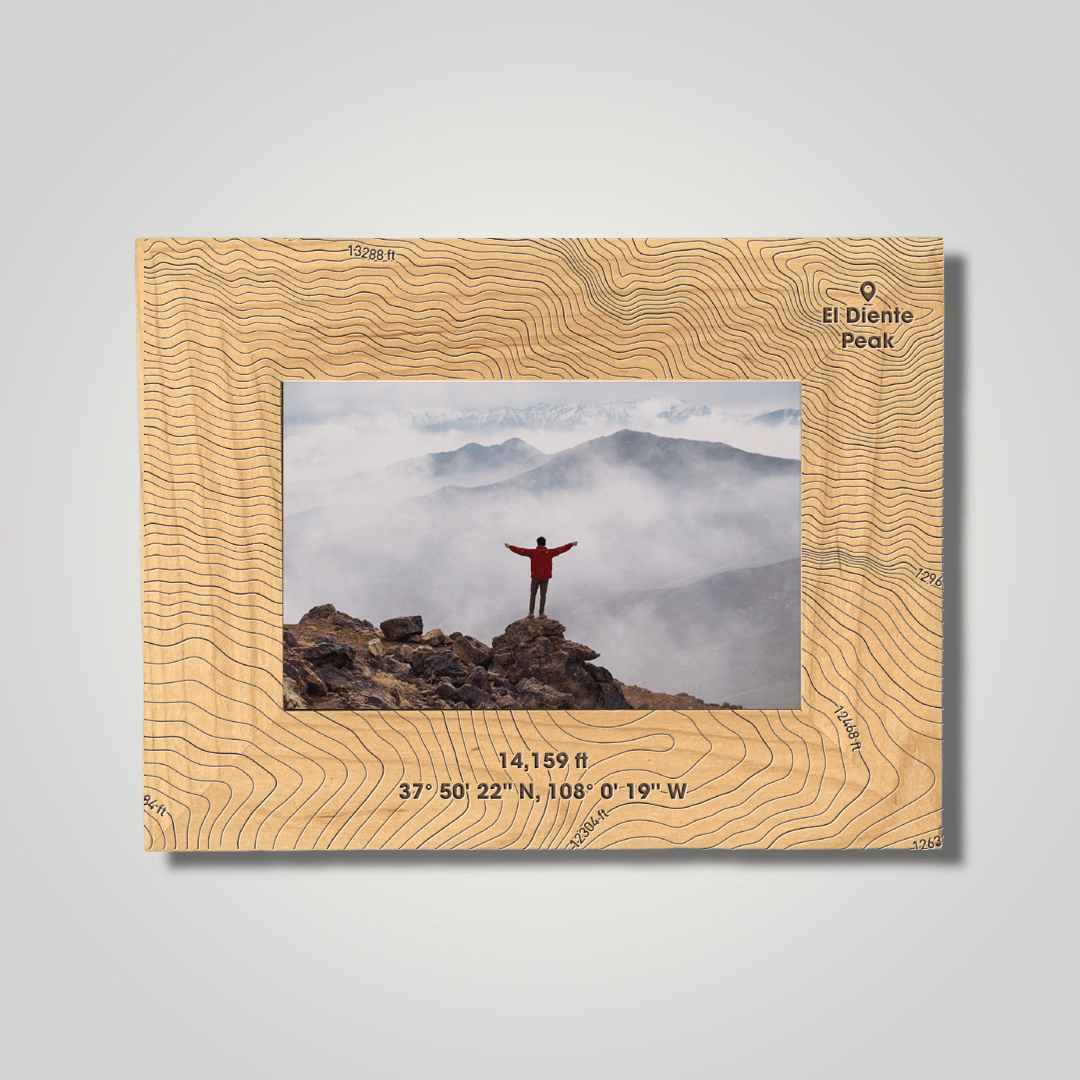 El Diente Peak (small font) - Journey Frames