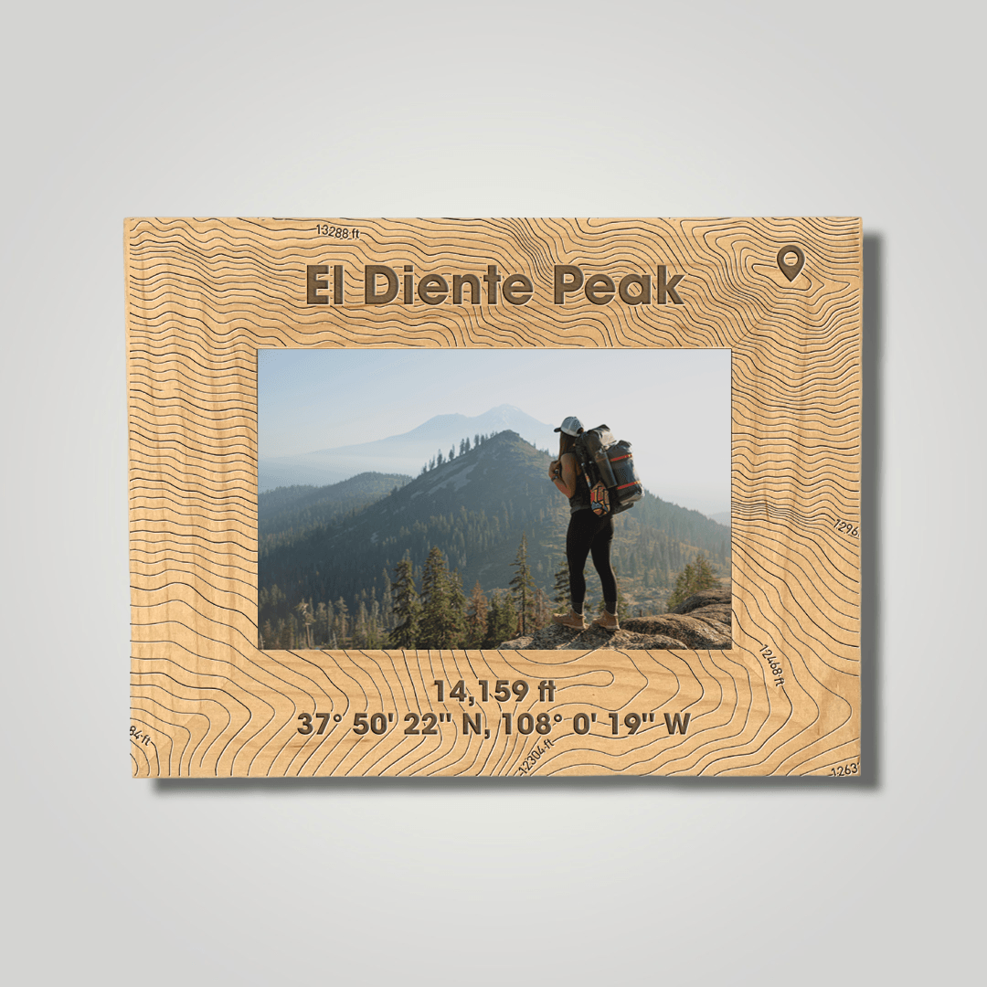 El Diente Peak (large font) - Journey Frames