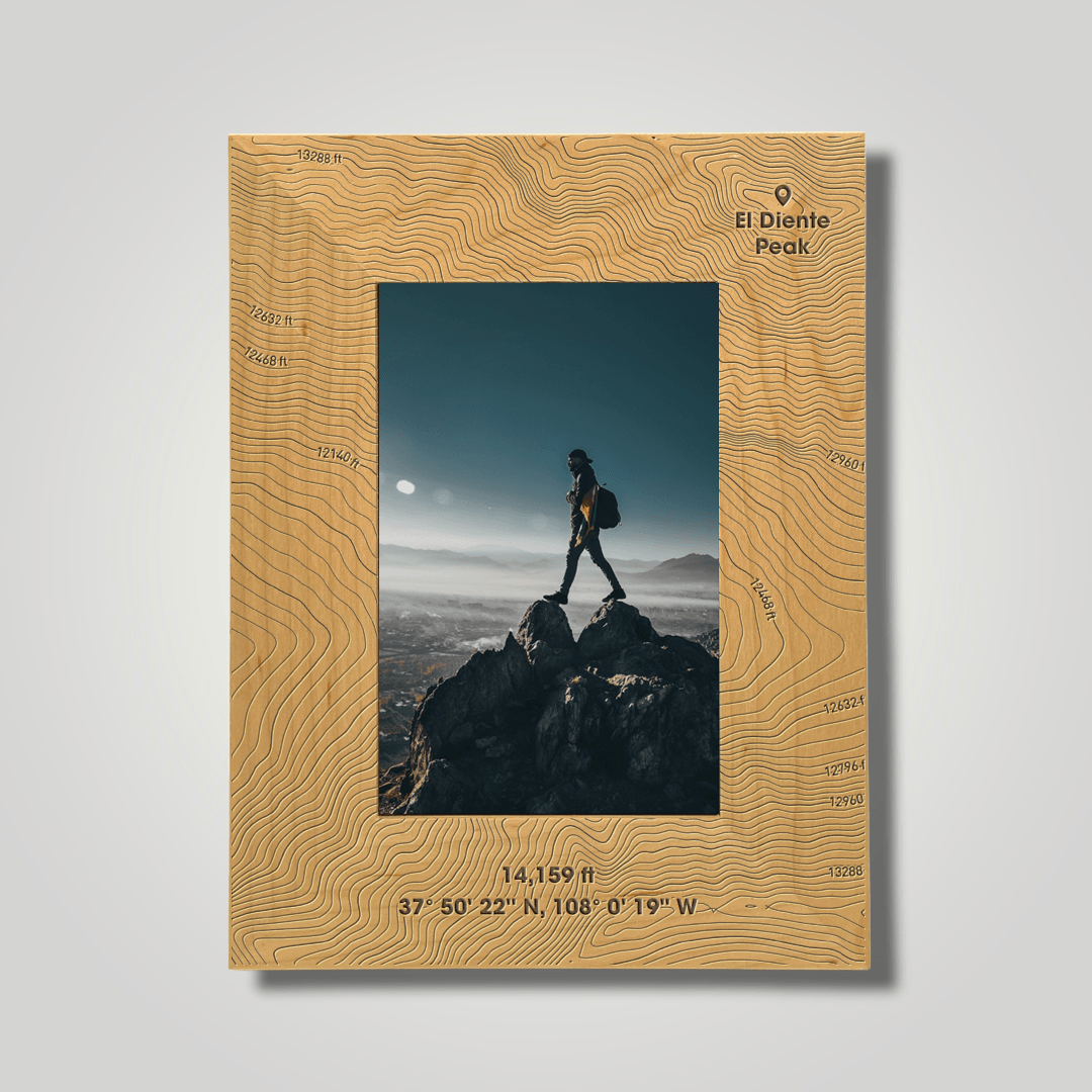 El Diente Peak (small font) - Journey Frames