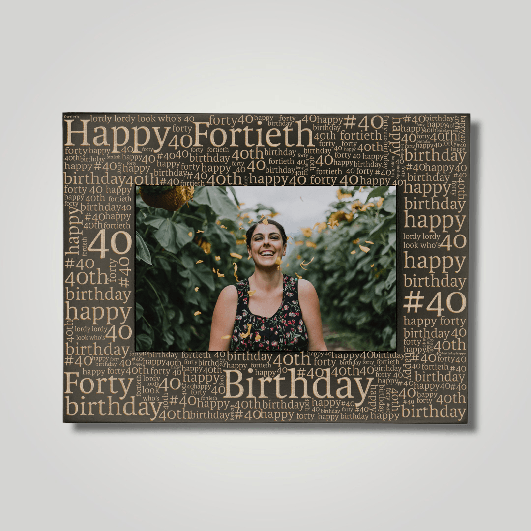 Fortieth Birthday - Journey Frames