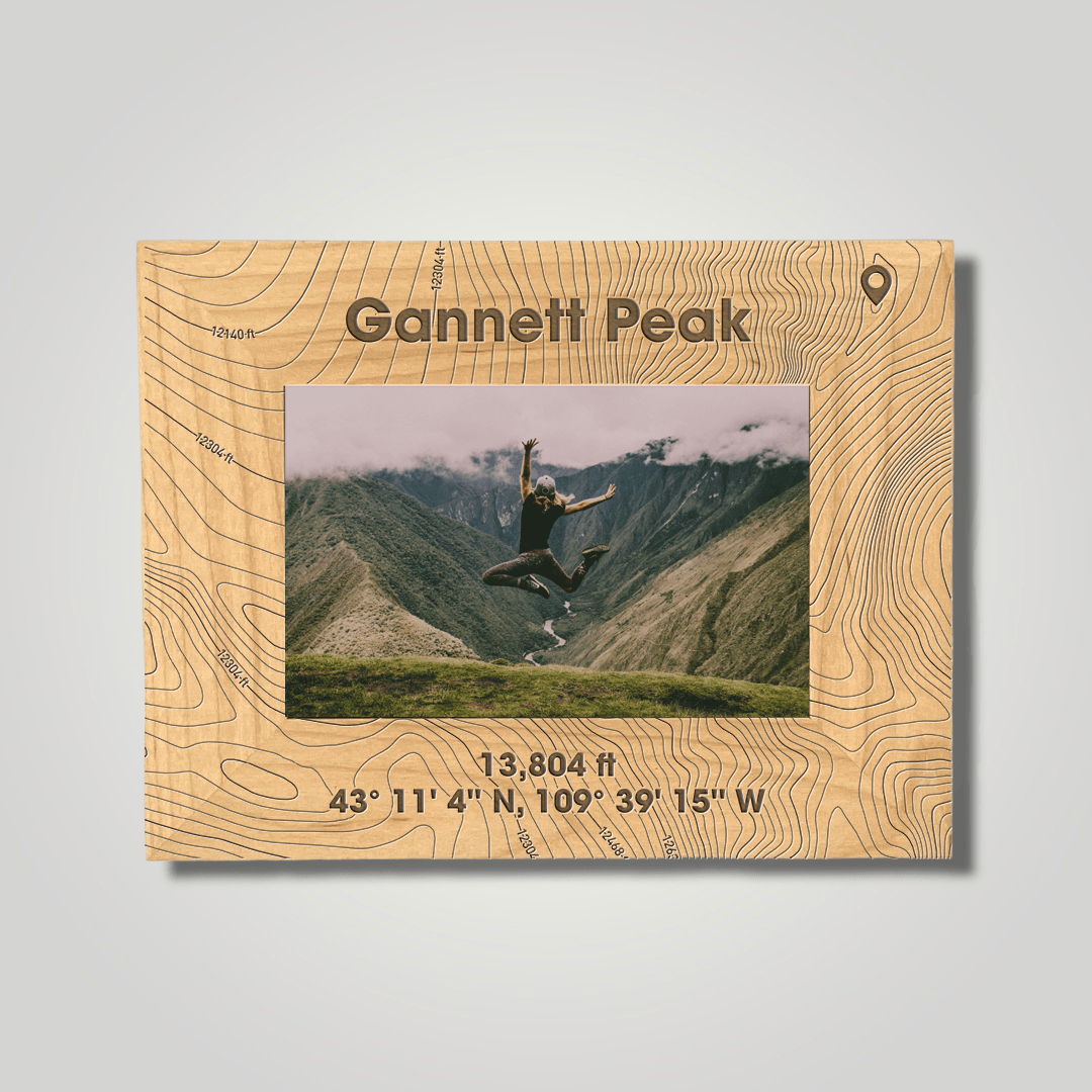 Gannett Peak (large font) - Journey Frames