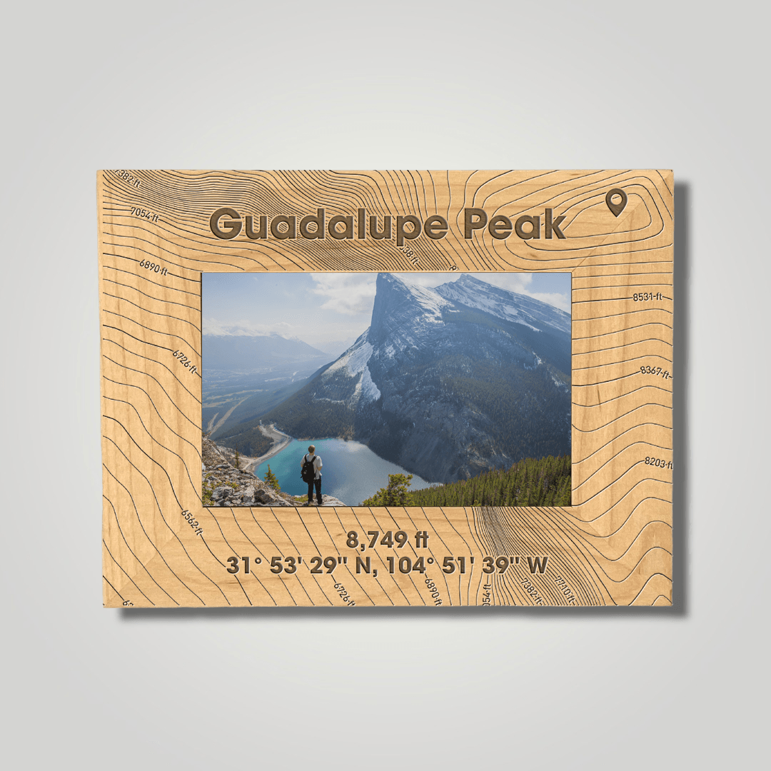 Guadelupe Peak (large font) - Journey Frames