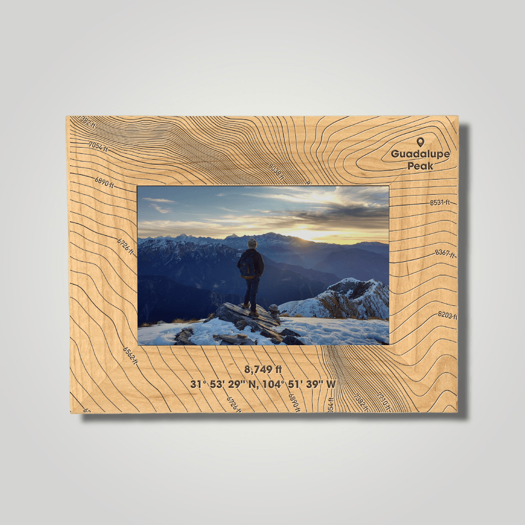 Guadelupe Peak (small font) - Journey Frames