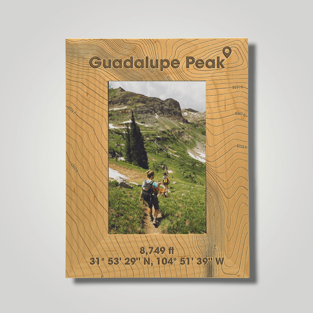 Guadelupe Peak (large font) - Journey Frames