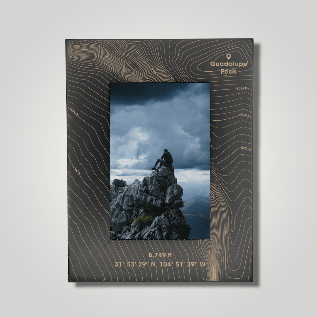 Guadelupe Peak (small font) - Journey Frames