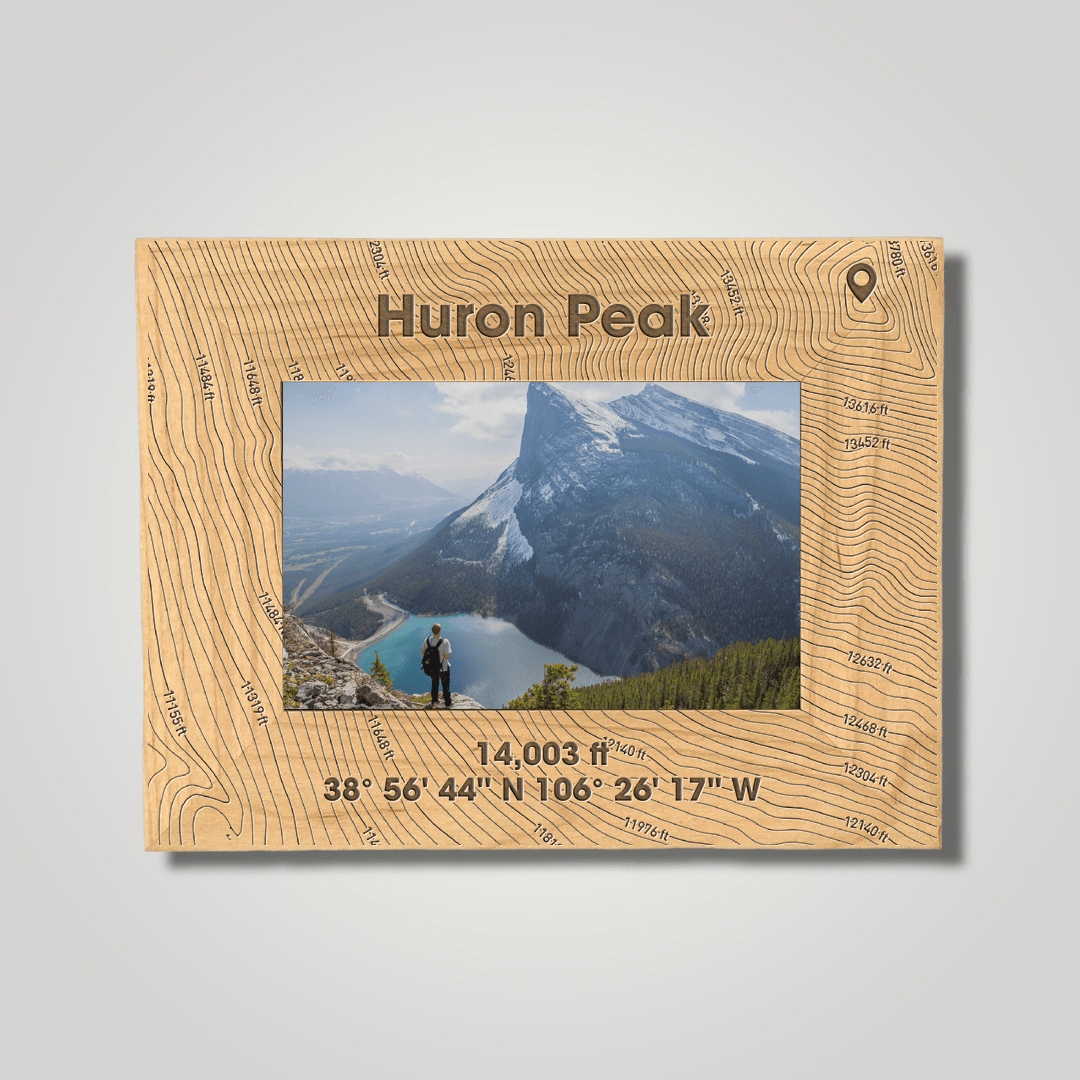 Huron Peak (large font) - Journey Frames