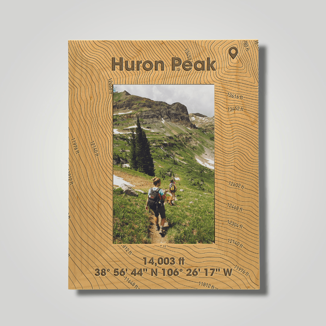 Huron Peak (large font) - Journey Frames