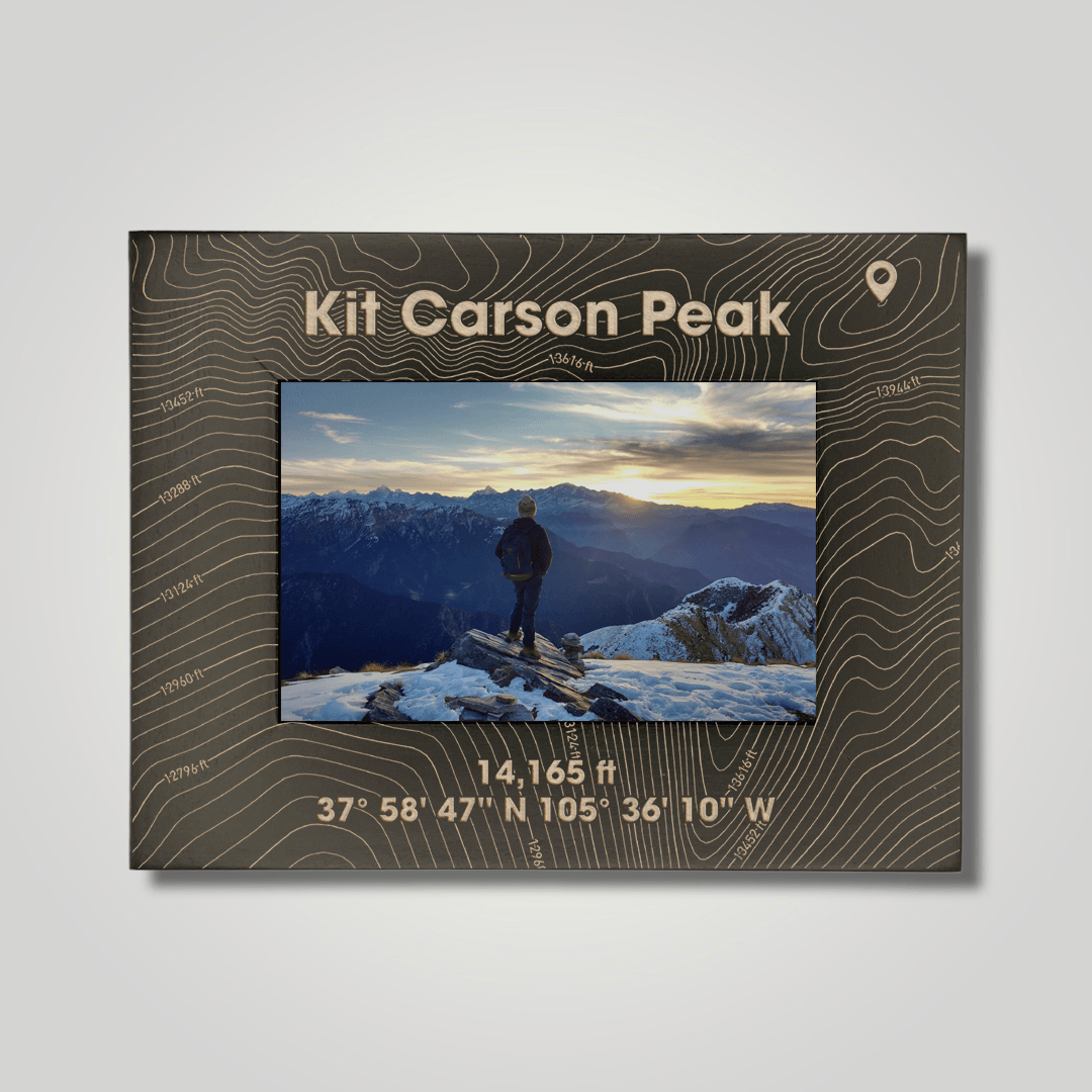 Kit Carson Peak (large font) - Journey Frames