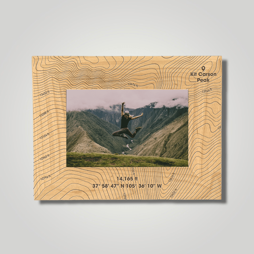 Kit Carson Peak (small font) - Journey Frames