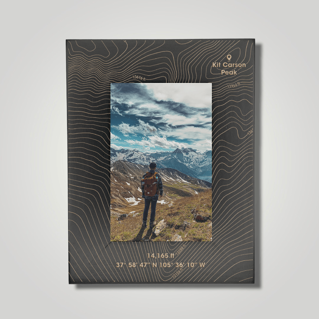 Kit Carson Peak (small font) - Journey Frames