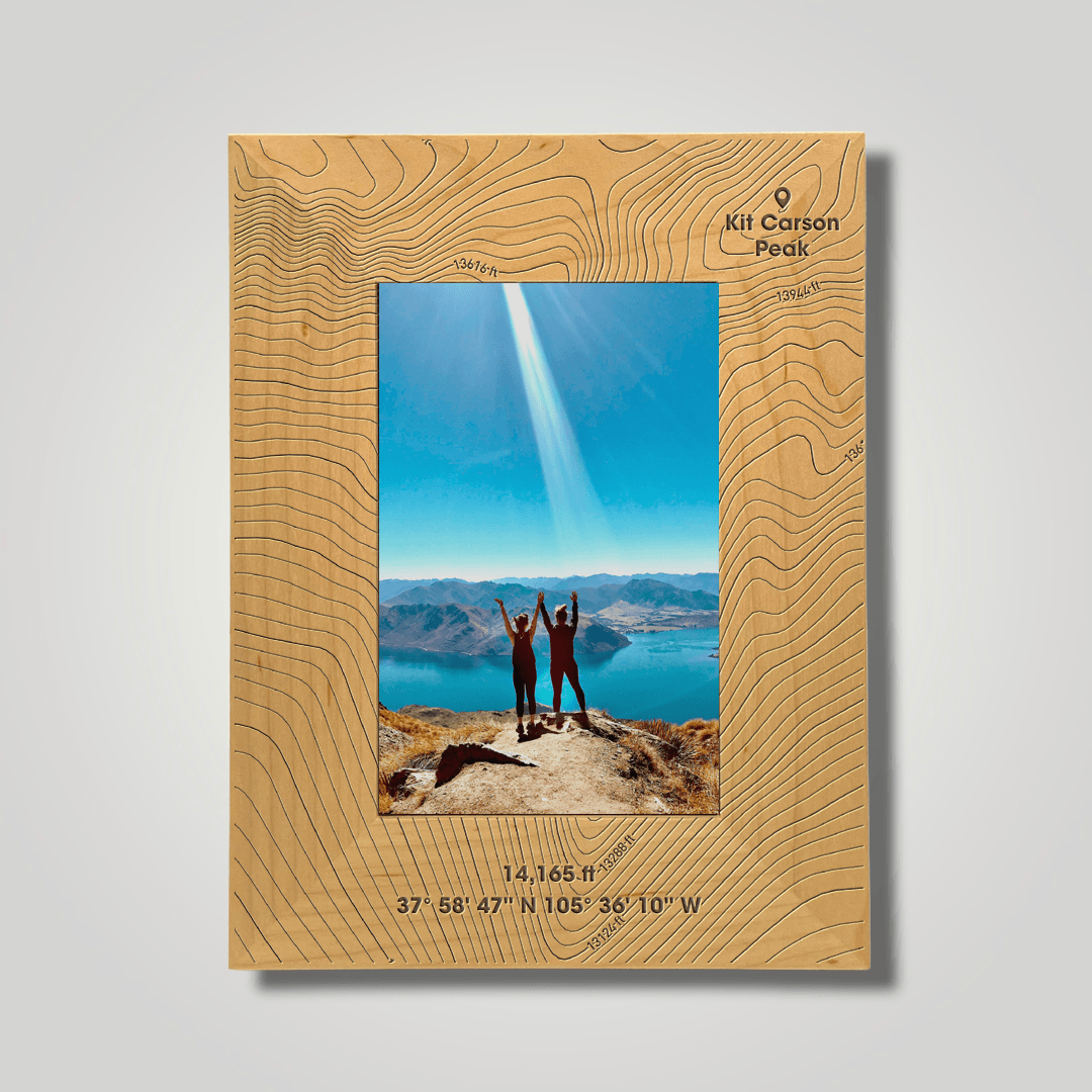 Kit Carson Peak (small font) - Journey Frames