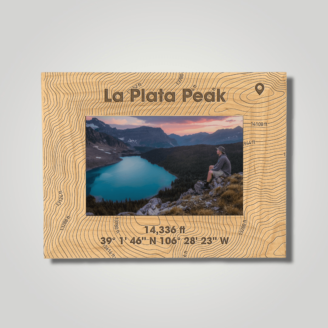 La Plata Peak (large font) - Journey Frames