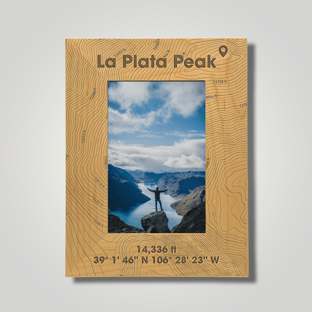 La Plata Peak (large font) - Journey Frames