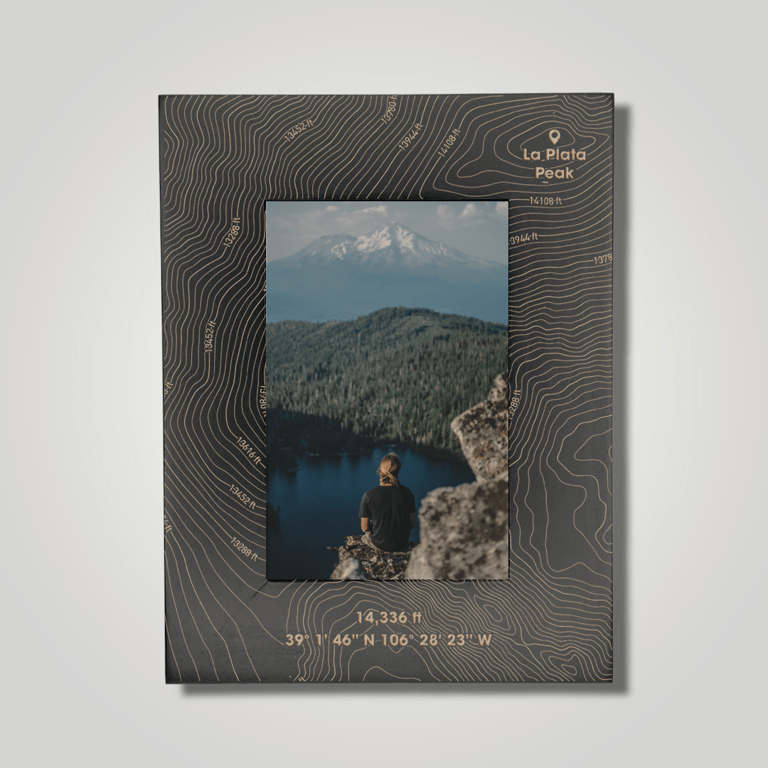 La Plata Peak (small font) - Journey Frames