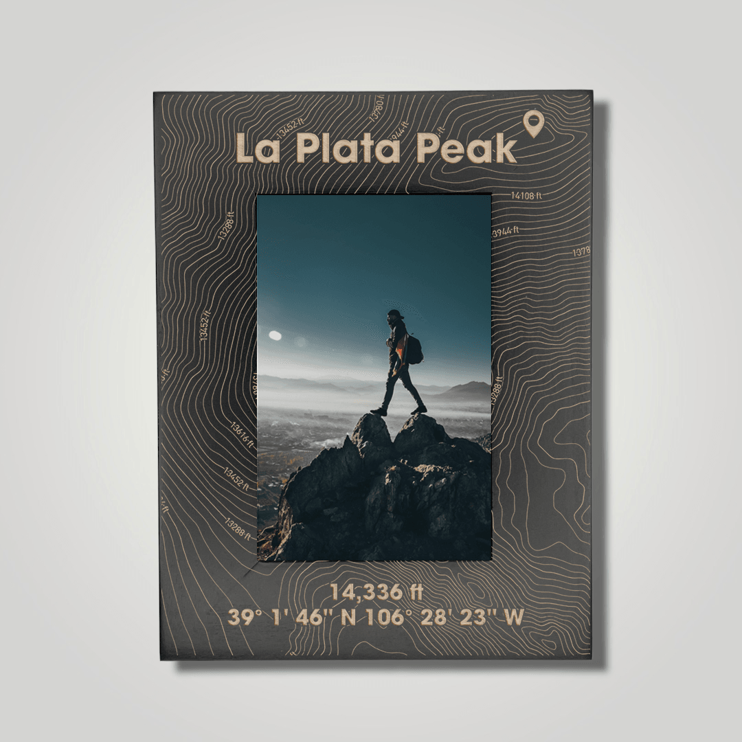 La Plata Peak (large font) - Journey Frames