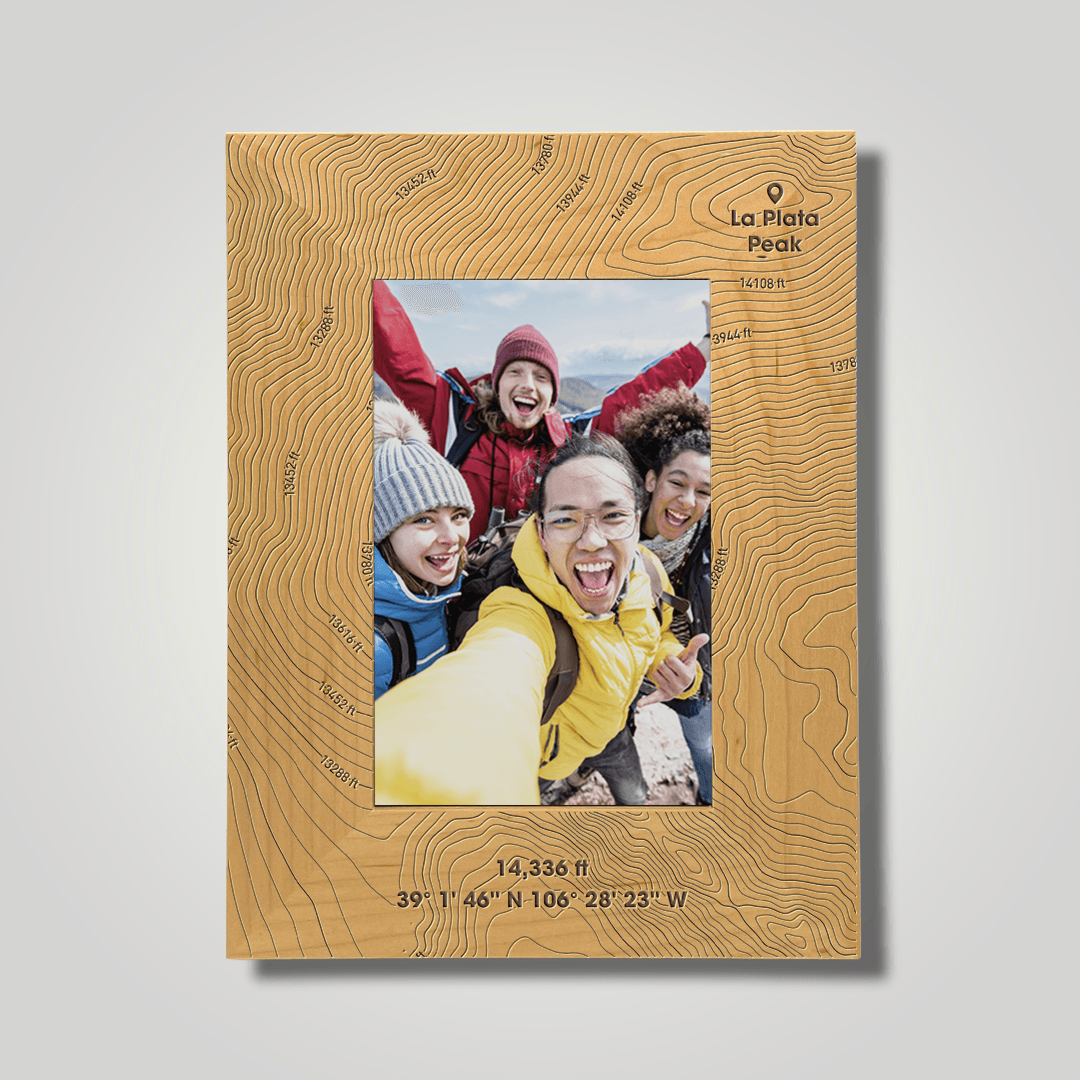 La Plata Peak (small font) - Journey Frames