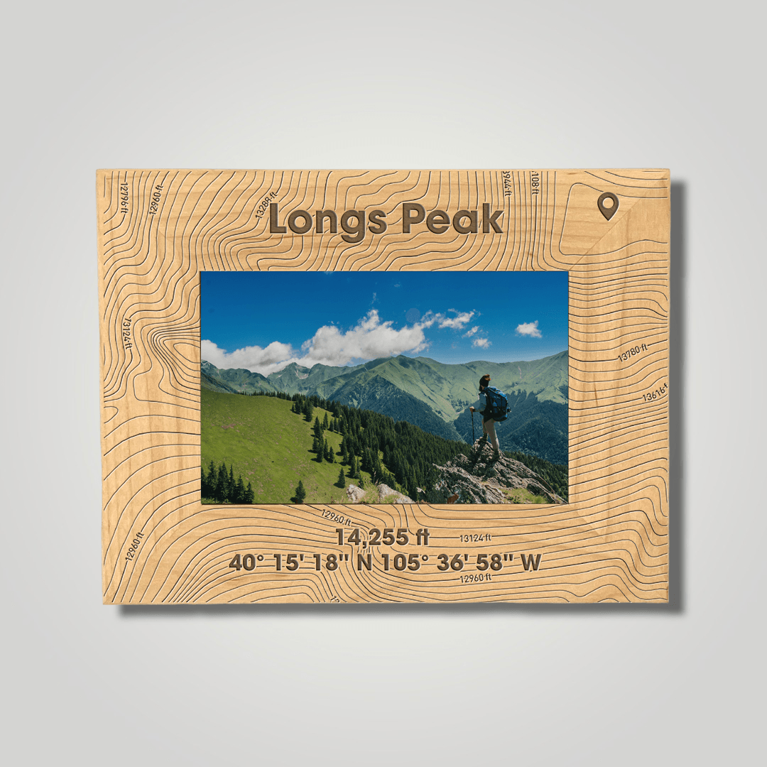 Long's Peak (large font) - Journey Frames