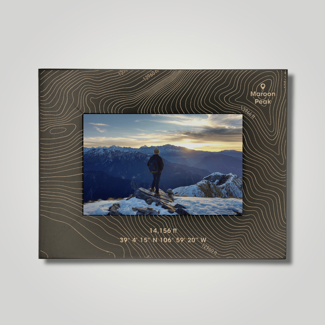 Maroon Peak (small font) - Journey Frames