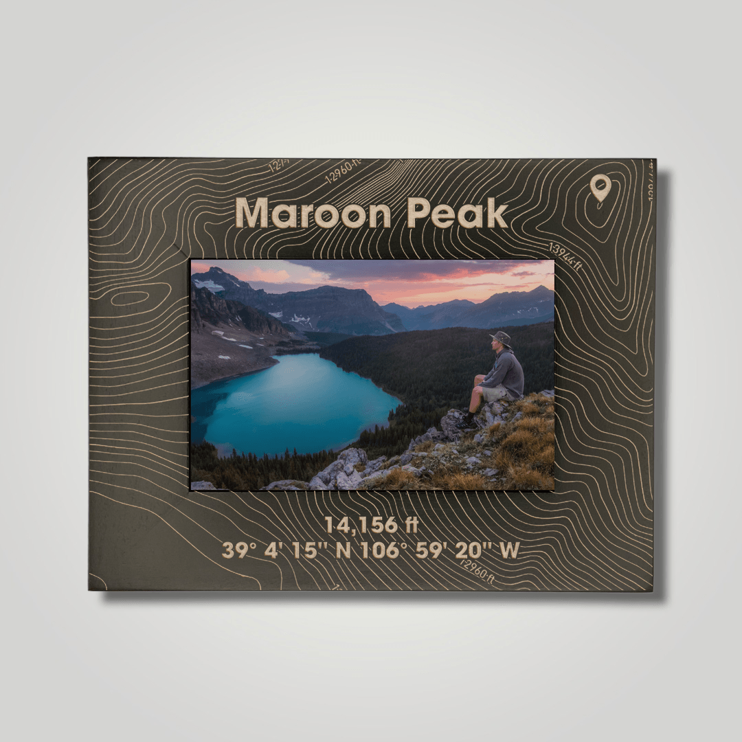 Maroon Peak (large font) - Journey Frames