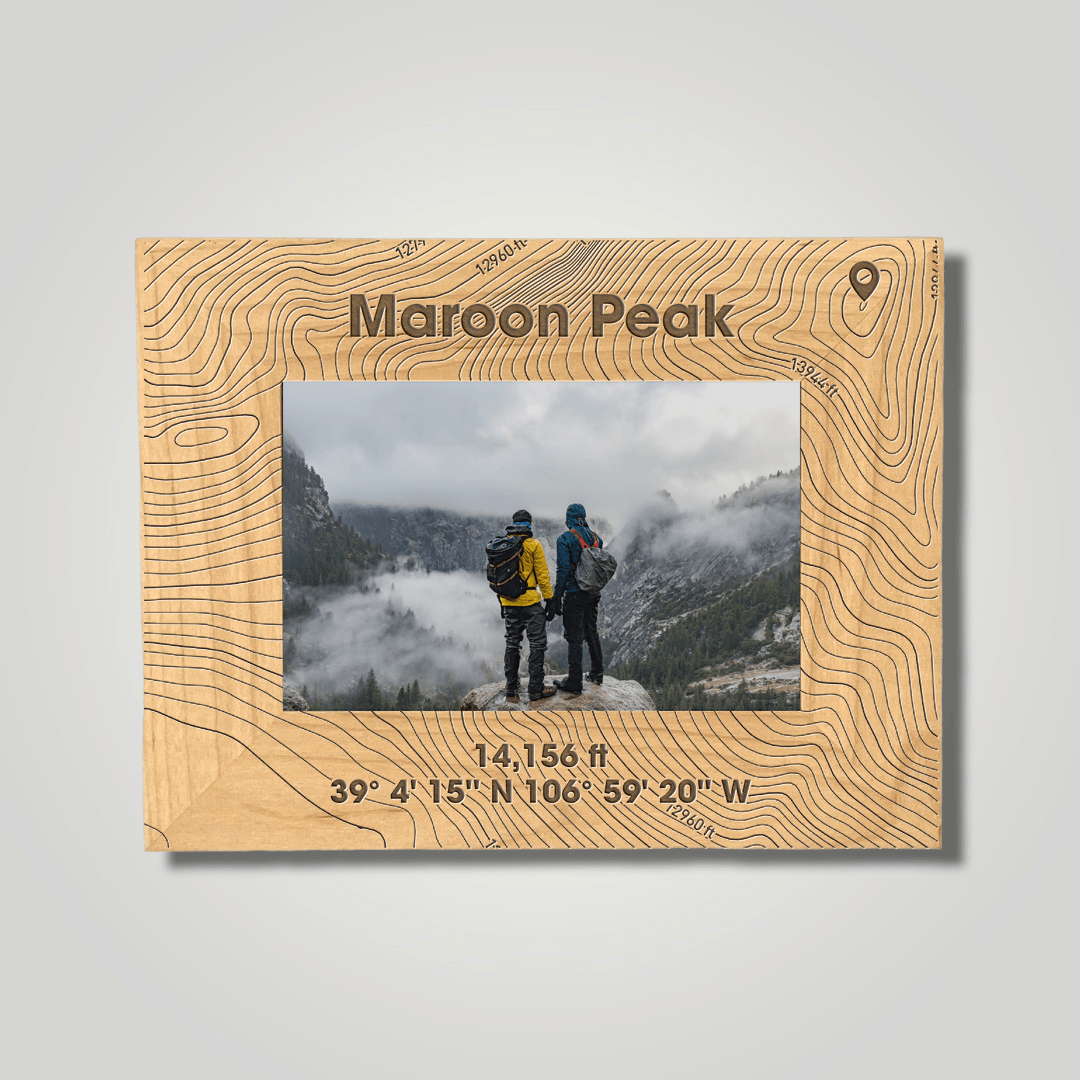 Maroon Peak (large font) - Journey Frames