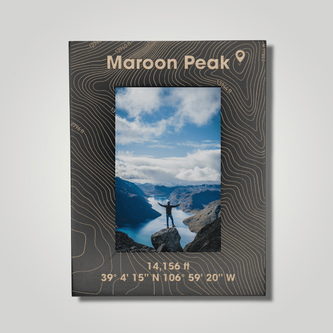 Maroon Peak (large font) - Journey Frames