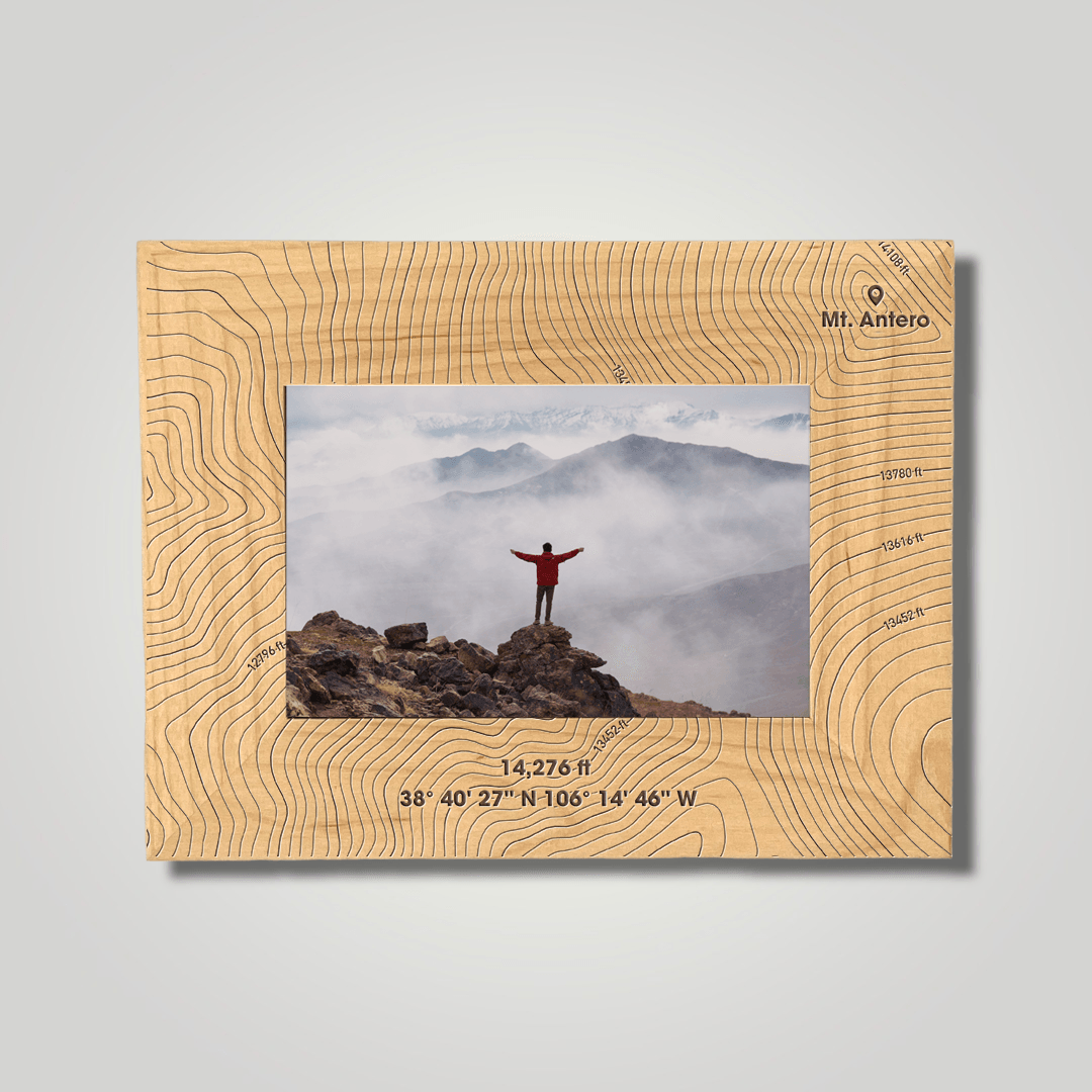 Mount Antero (small font) - Journey Frames