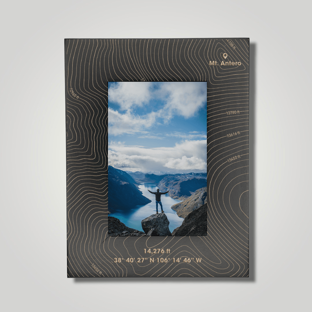 Mount Antero (small font) - Journey Frames