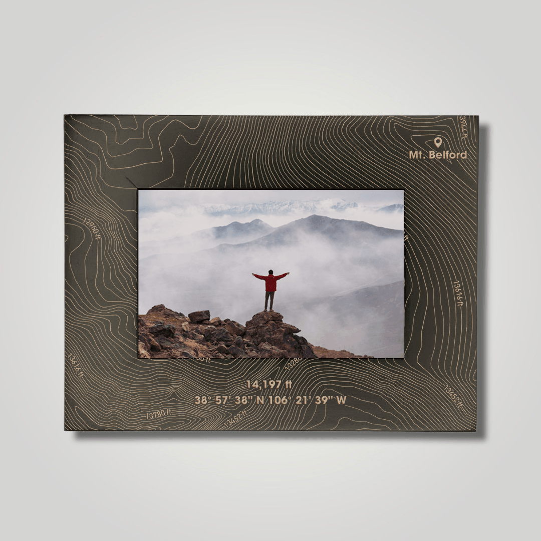 Mount Belford (small font) - Journey Frames