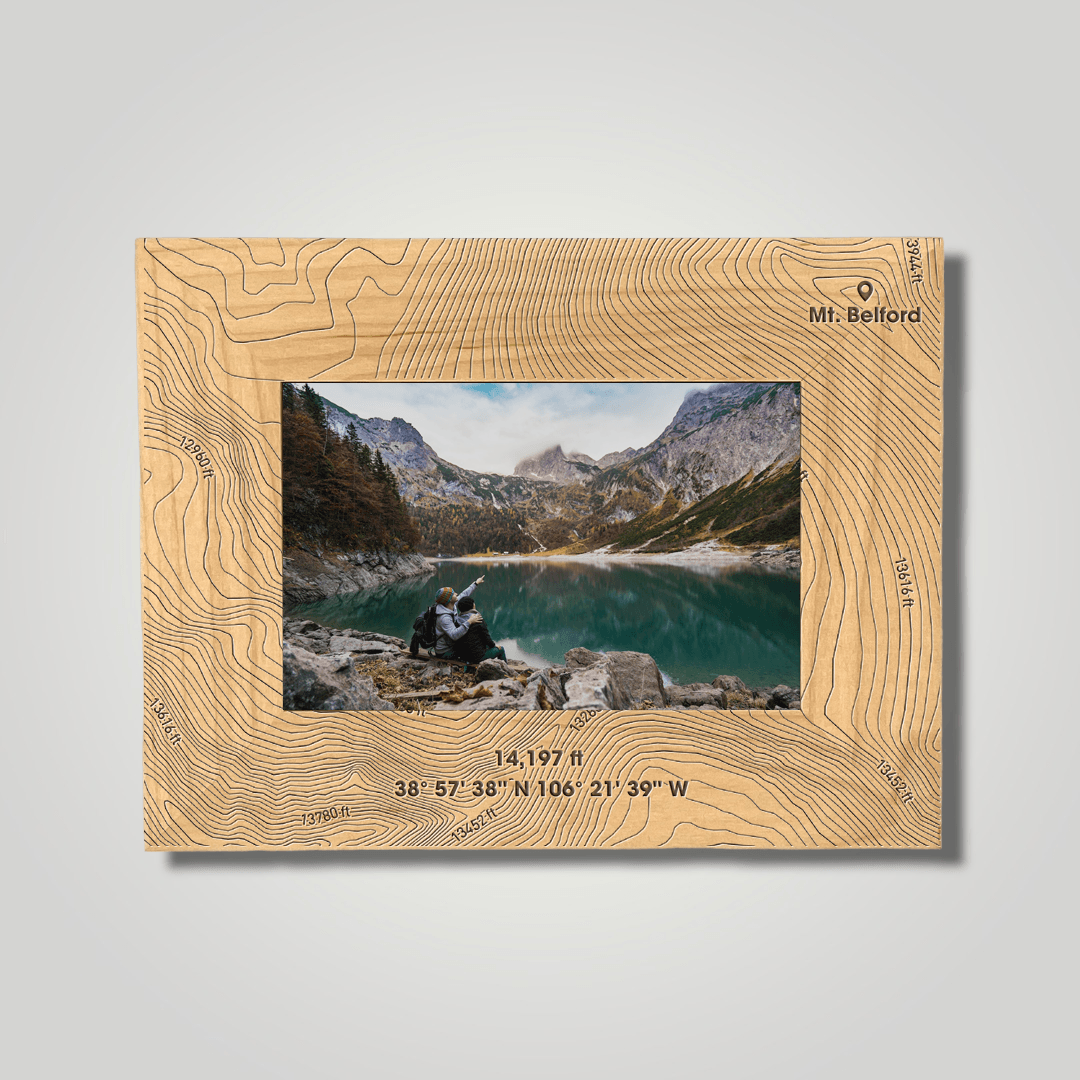 Mount Belford (small font) - Journey Frames
