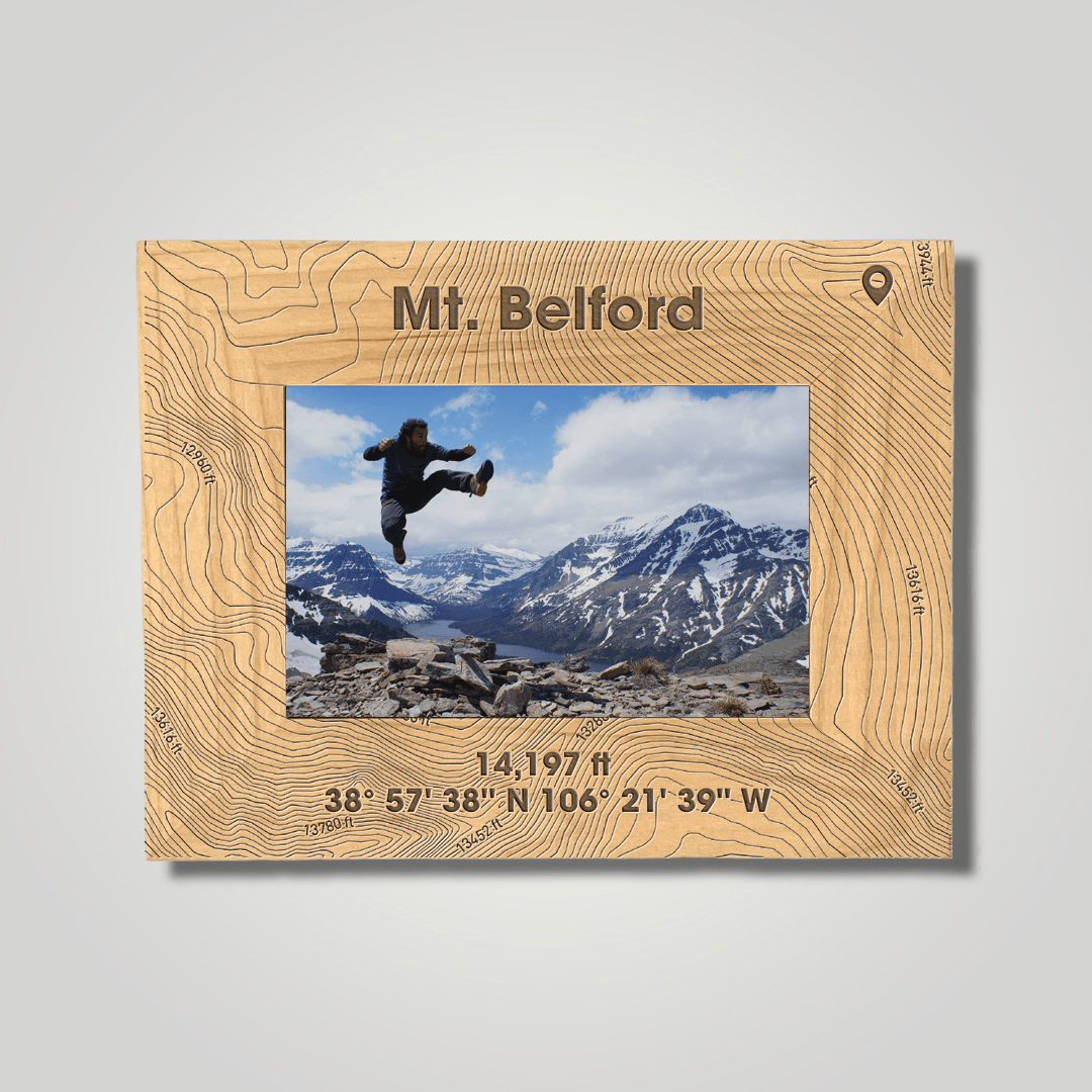 Mount Belford (large font) - Journey Frames