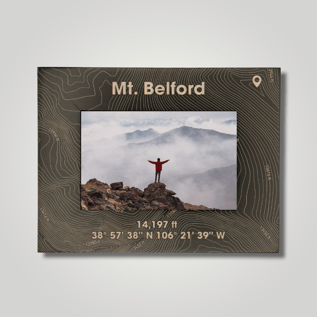 Mount Belford (large font) - Journey Frames